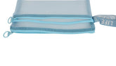 Double Zipper Mesh Pouch Organizer